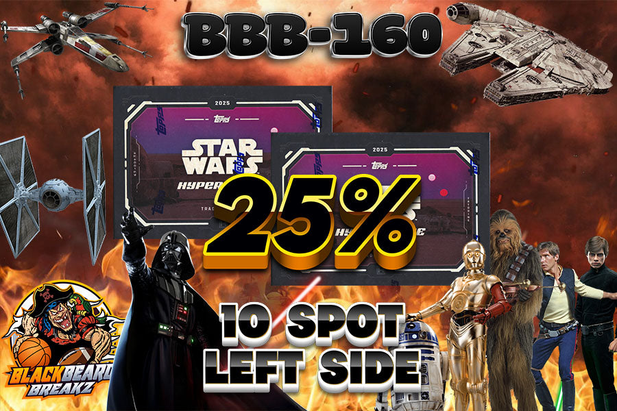 25% FILLER FOR BREAK BBB 160 STAR WARS