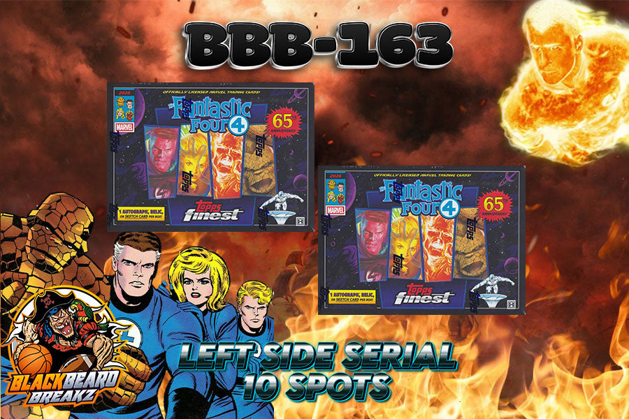 BBB 163 TOPPS FINEST FANTASTIC FOUR -- 10 SPOTS