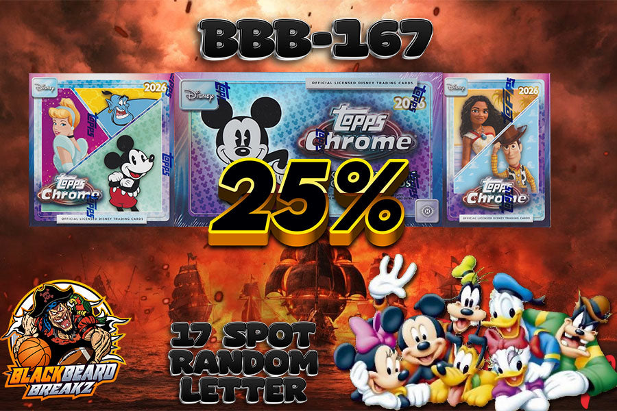 25% FILLER FOR BREAK 167 DISNEY