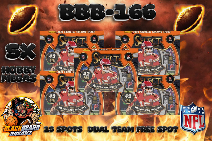 BBB 166 - BUDGET 5 SELECT 2025 HOBBY MEGA BOXES