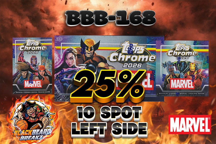 25% FILLER FOR BREAK BBB 168 MARVEL