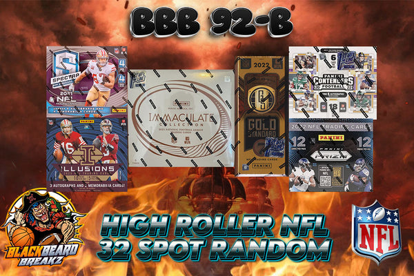 BBB 92-B HIGH ROLLER 2020/2021 6 BOX EXTRAVAGANZA - 32 SPOTS RANDOM