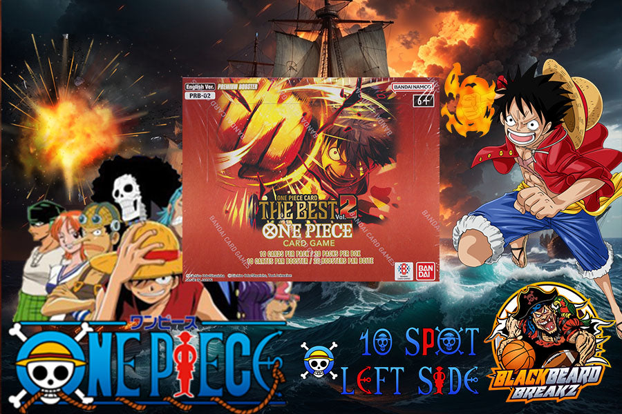 ONE PIECE PRB-02 BOOSTER BOX (#4) -- 10 SPOTS