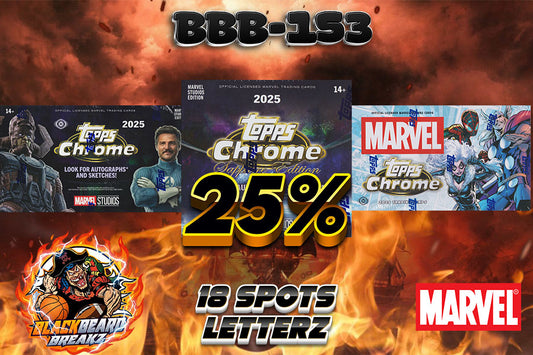 25% FILLER FOR BREAK BBB 153 MARVEL