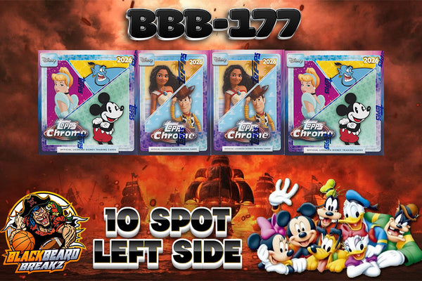 BBB 177 TOPPS CHROME DISNEY- 10 SPOT LEFT SIDE