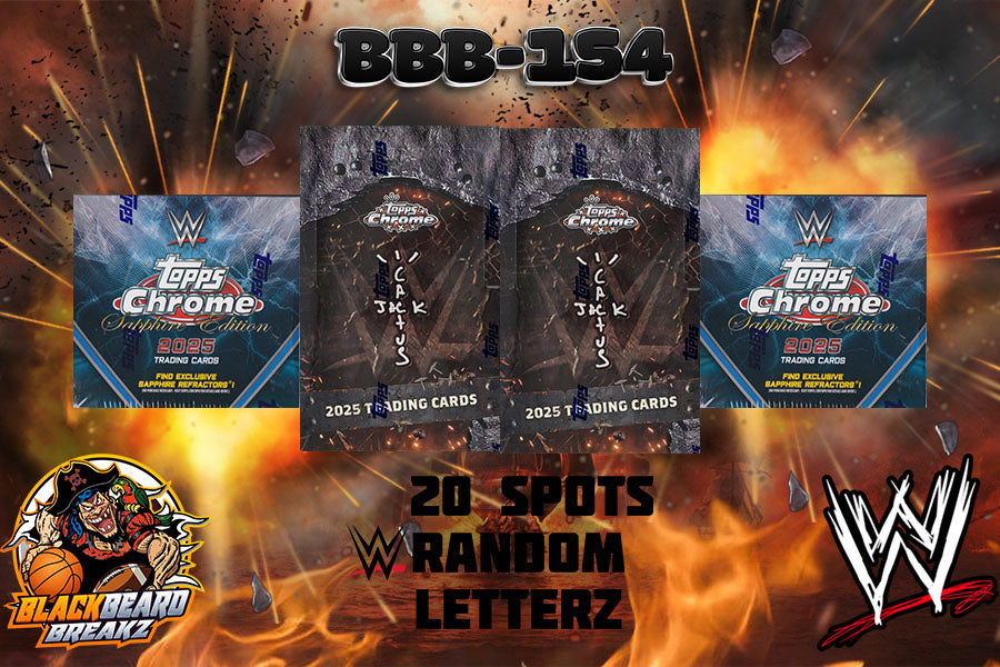 CREW BREAK 154 WWE- 20 SPOT RANDOM LETTER