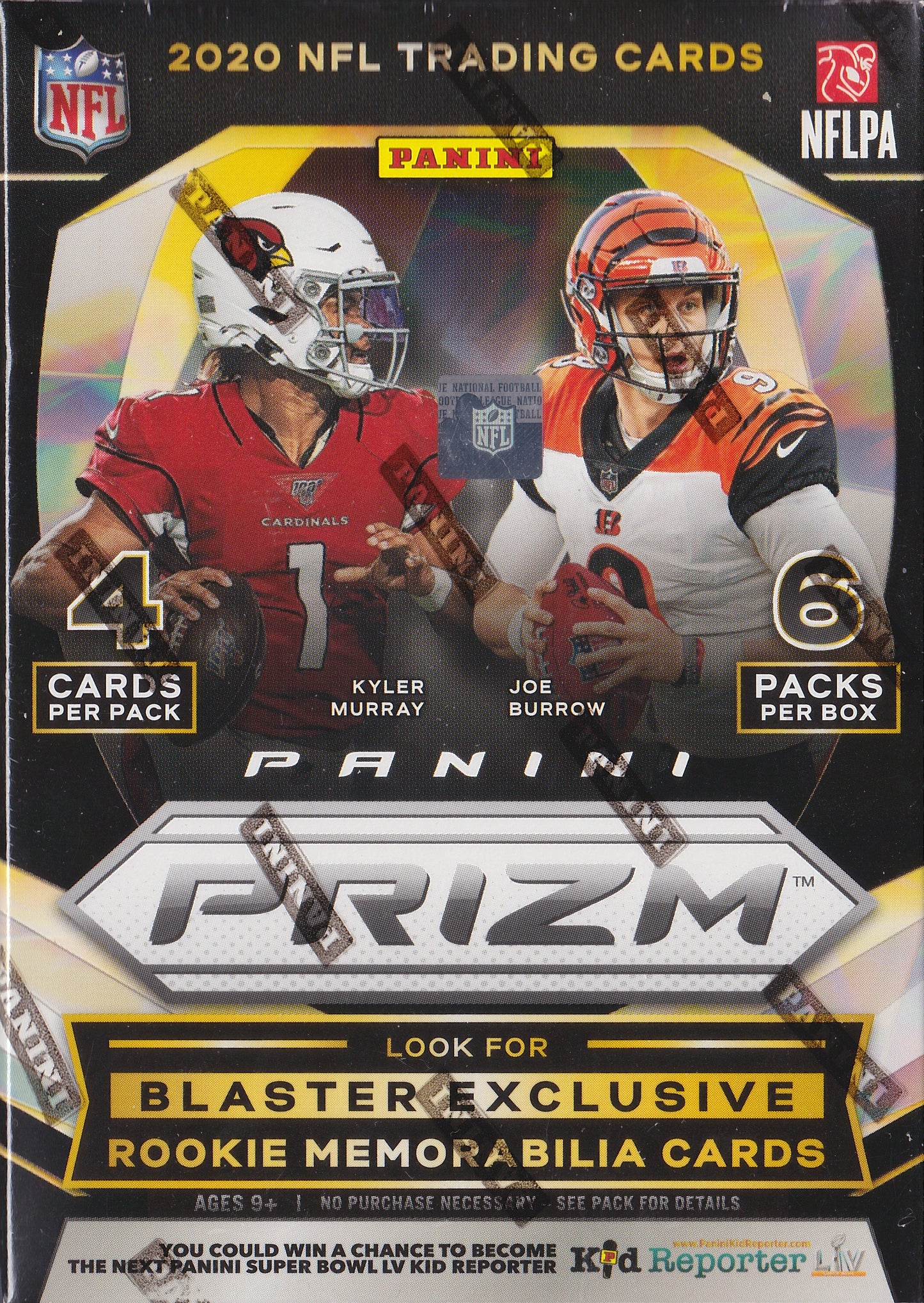 2020 PRIZM NFL BLASTER BOX (5 LAZER AND 1 DISCO)