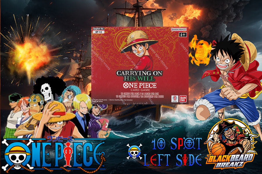 ONE PIECE OP-13 BOOSTER BOX (#3) -- 10 SPOTS